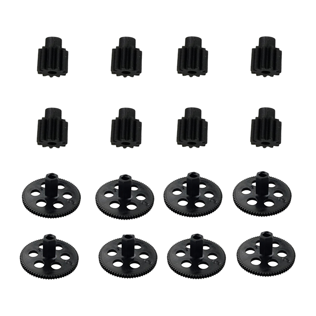 16Pcs Motor Wheel Gear & Motor Pinion for XS809 XS809HC XS809HW RC Drone Quadcopter Helicopter Spare Parts