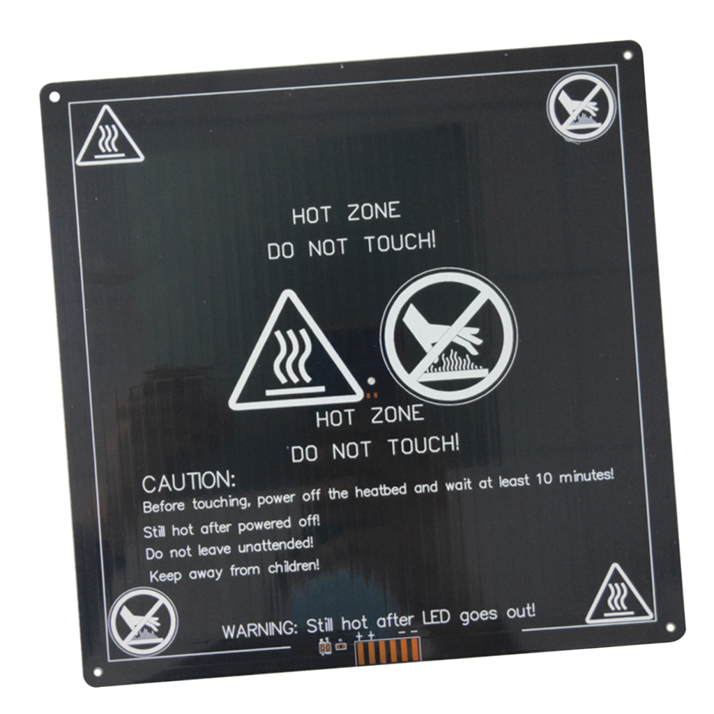 220mm 12/24V MK3 Heating Heater Bed +NTC 3950 100K Thermistor for Prusa i3
