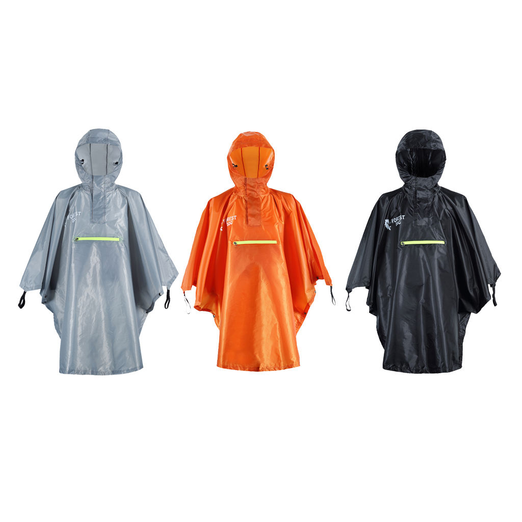 Raincoat Poncho Cycling Bike  Reflective Stripe Raincoat Hoodie
