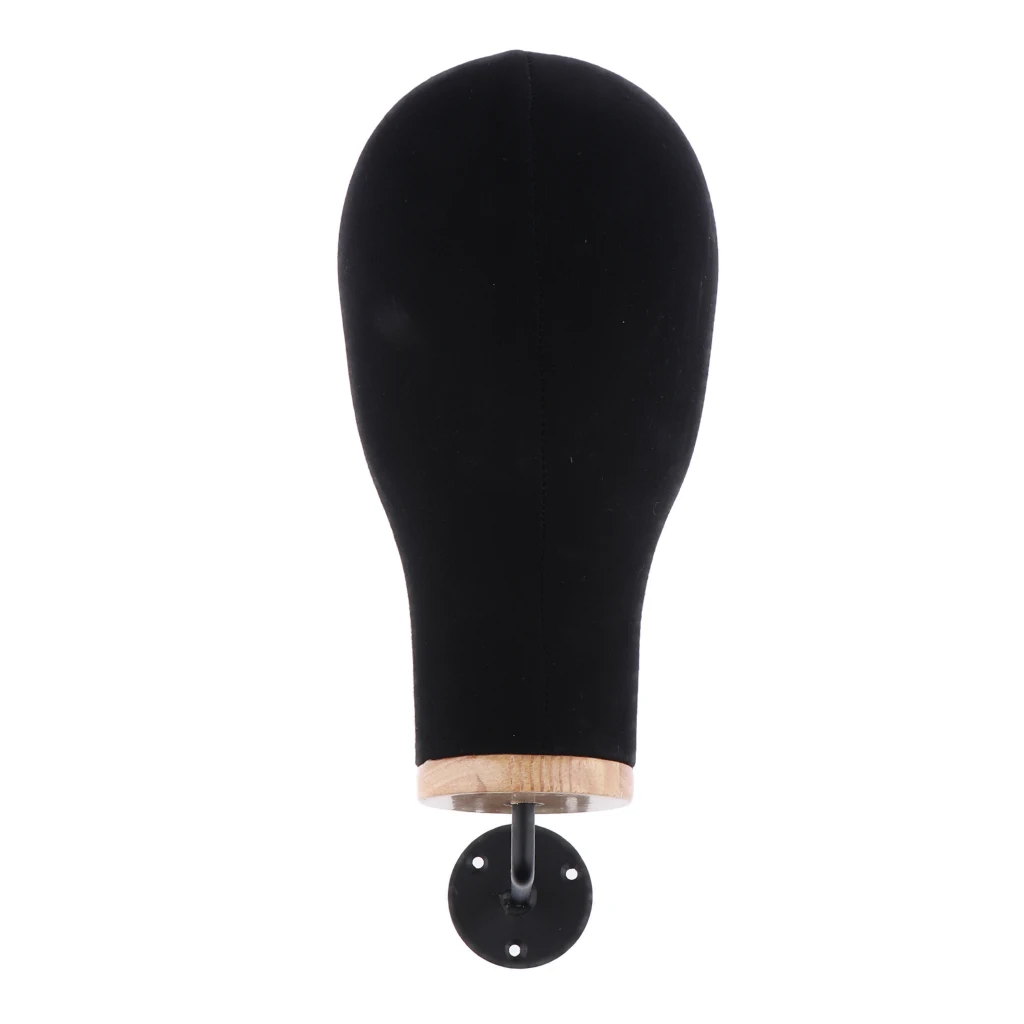 Wall Mount Mannequin Wig Jewelry Headphone Display Manikin Model w/ Support