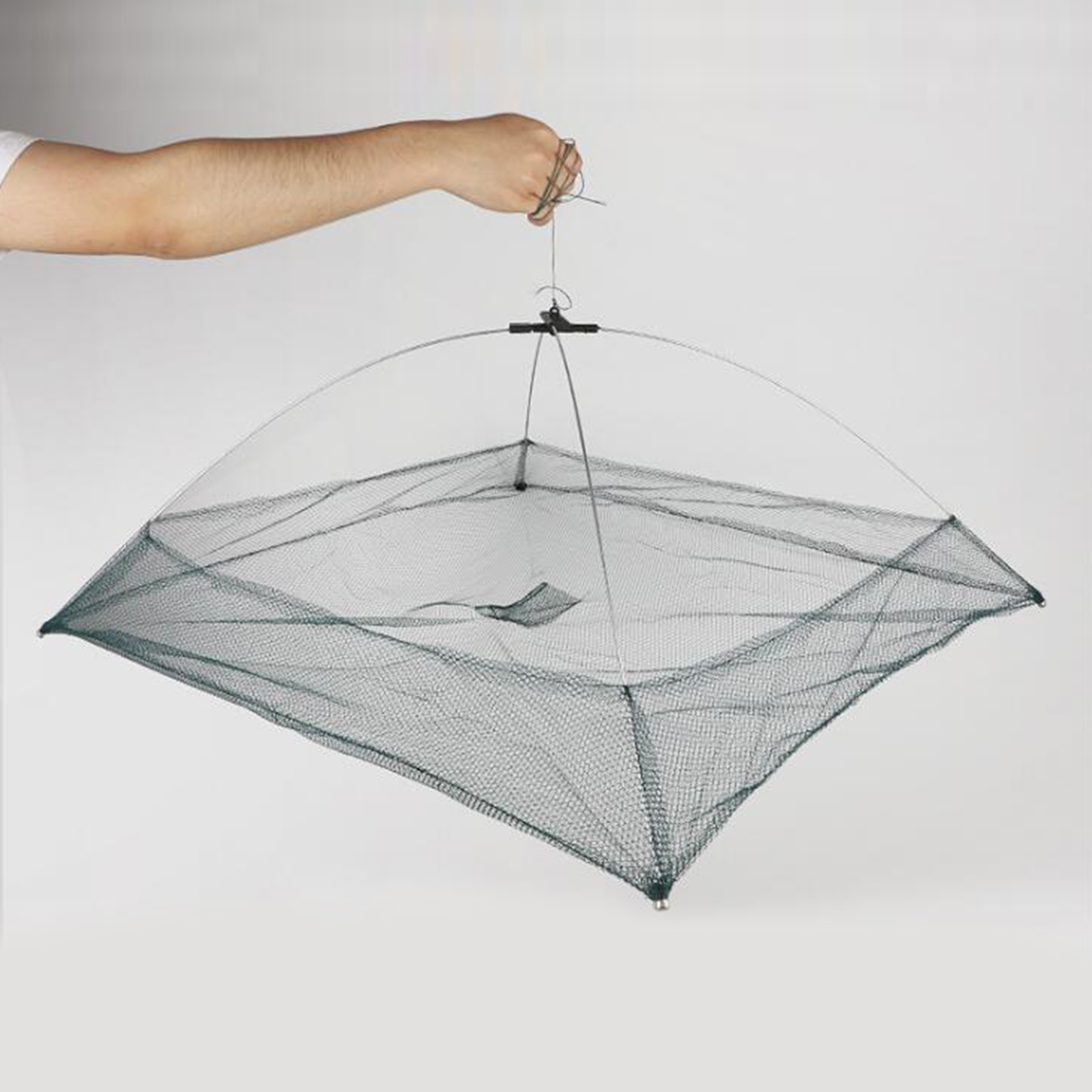 Drop Fishing/Landing Net Crayfish/Shrimp Catcher Casting Network Mesh Cage Trap For Fish Eels Trap/Cage Prawn Bait  Net