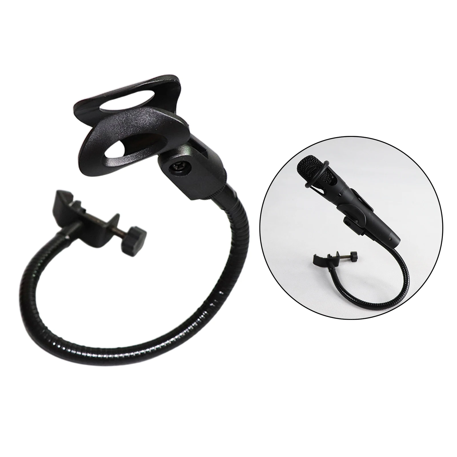 Gooseneck Desktop Mic Stands Holder for Radio Studio Equipment TV Stations