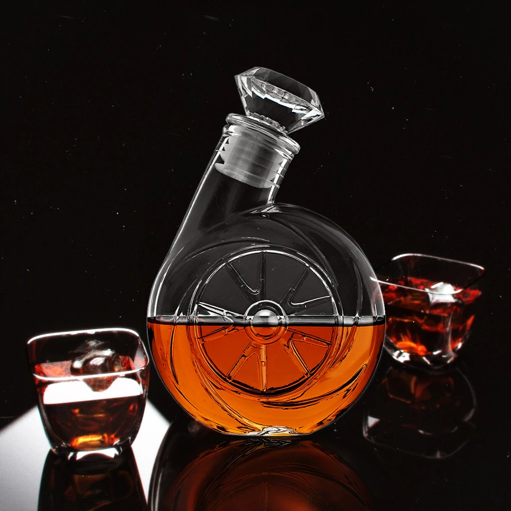 500ml Glass Decanter  Decanter with Stopper for Wine Bourbon Juice