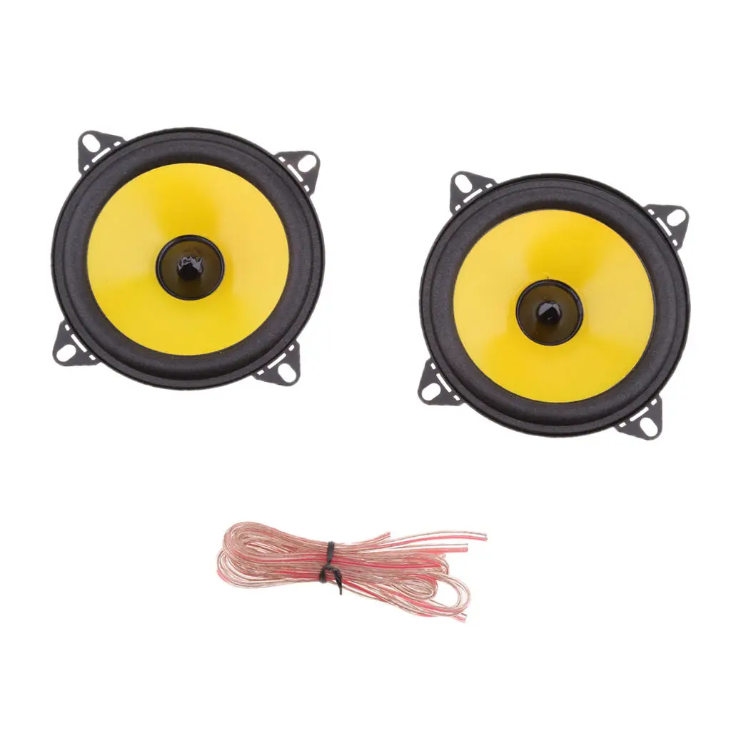 1 Pair of 80W 2-way Car Speaker Automobile Automotive Car Coaxial Speakers