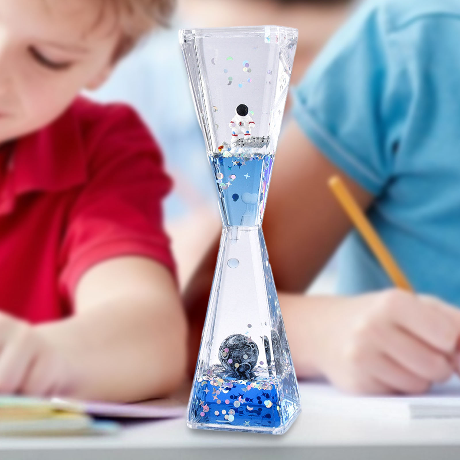 Mysterious Flowing Liquid Decompression Hourglass Watch Accessories