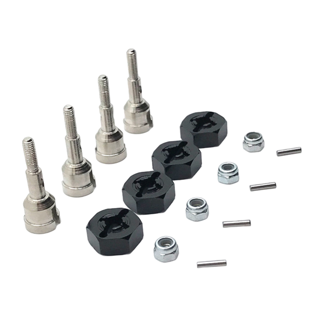 RC Car Wheel Conversion Set Axle for WLtoys 1/18 A949 RC Car Model Replacement Parts
