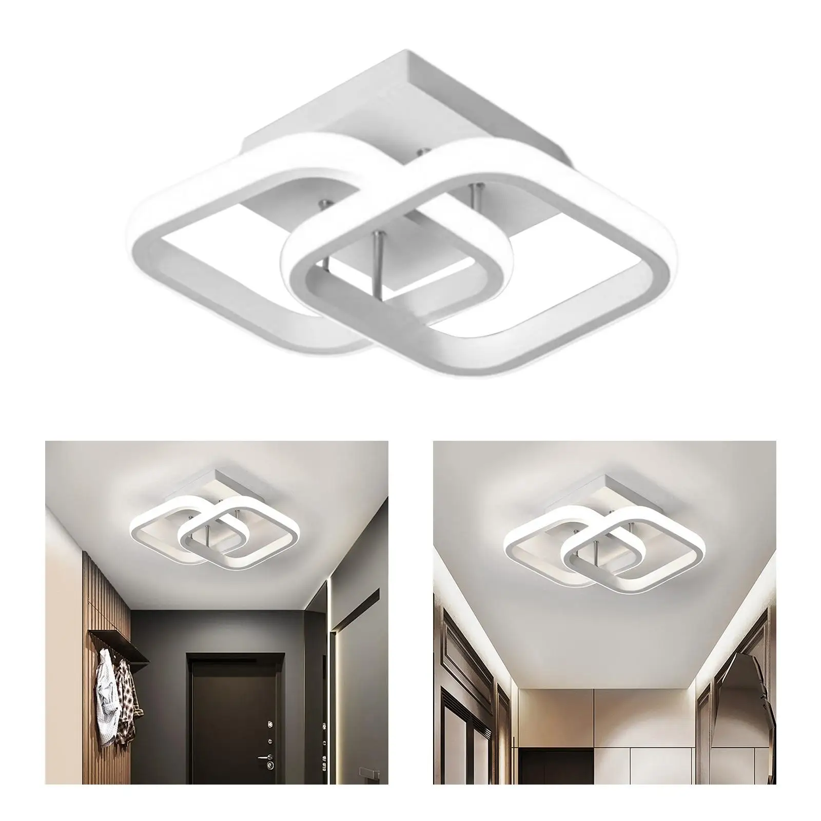 Ceiling Light LED Light Easy to Installation Ceiling Lamp for Living Room Bedroom Kitchen Balcony Dining Room Apartment Decors