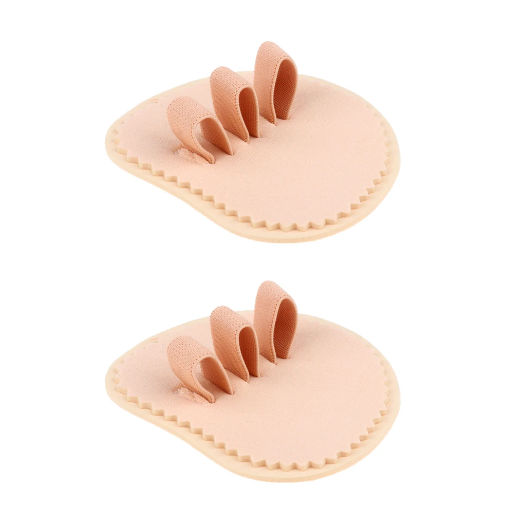2Pieces Toe Straightener Corrector Hammer Crooked Foot Protector Three Toe ((Right)