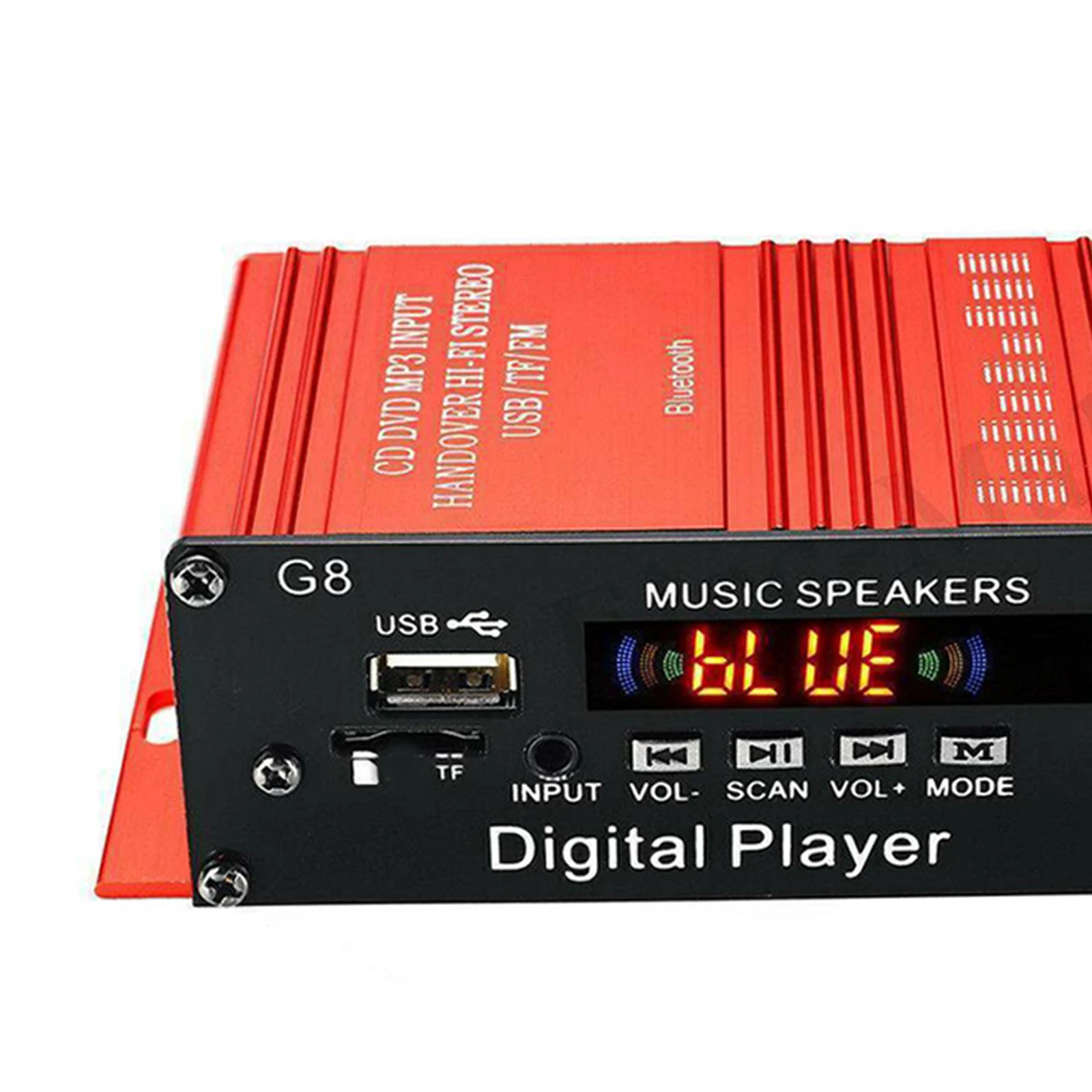 Bluetooth Stereo Audio 2 Channel Amplifier Receiver Stereo Integrated Amp