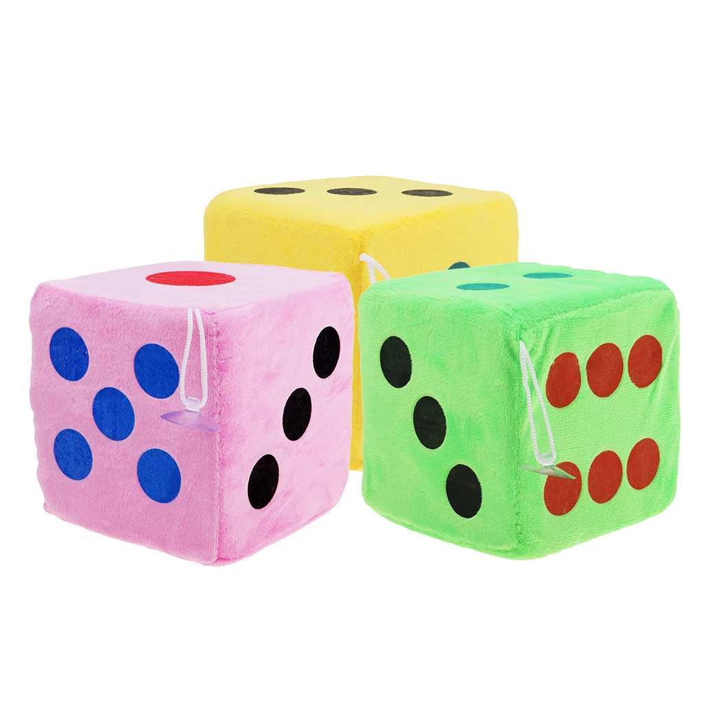 1x Sponge Dice Dot Dice Playing Dice for Math Teaching Vent Toy Soft Toys