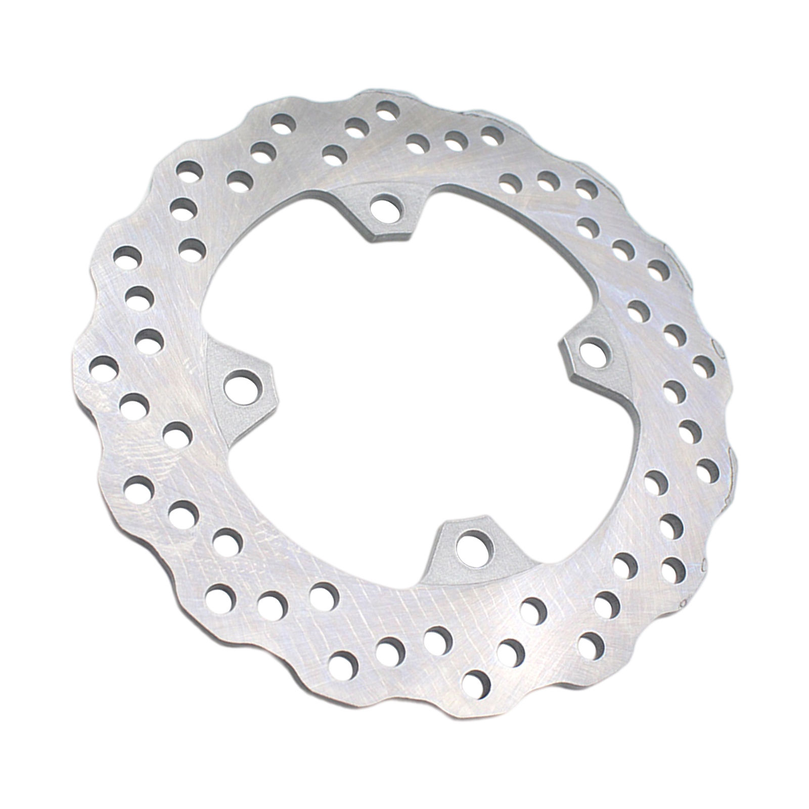Rear Brake Disc Rotor Silver Motorcycle Replacement 220mm Accessories Steel for Kawasaki ER6F Z750 ZX6R ZX636 ER-6F ER-6N ER6N