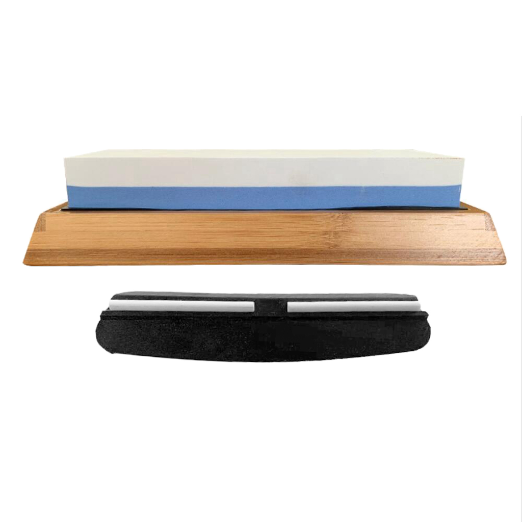 1000/6000 Grit Whetstone Waterstone Sharpener Kit  Sharpenning For Chef