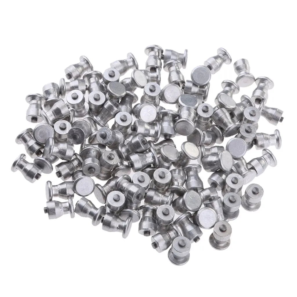 100 pcs 10mm Universal Car Tires Anti-Slip Screw Stud Tyre Snow Spikes Studs