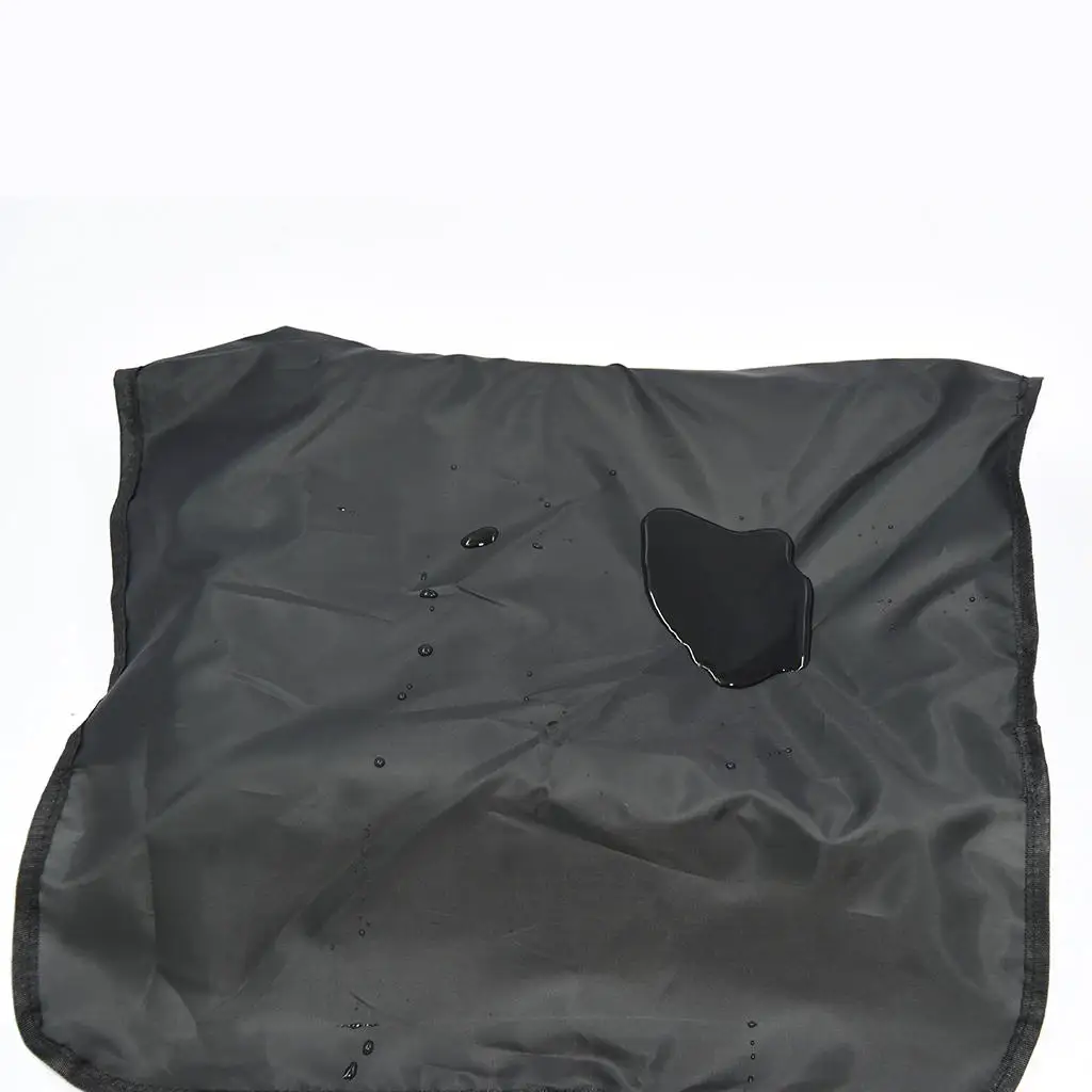 Plastic Cover for Armchair Backrest in Hairdressers Hairdressers Black