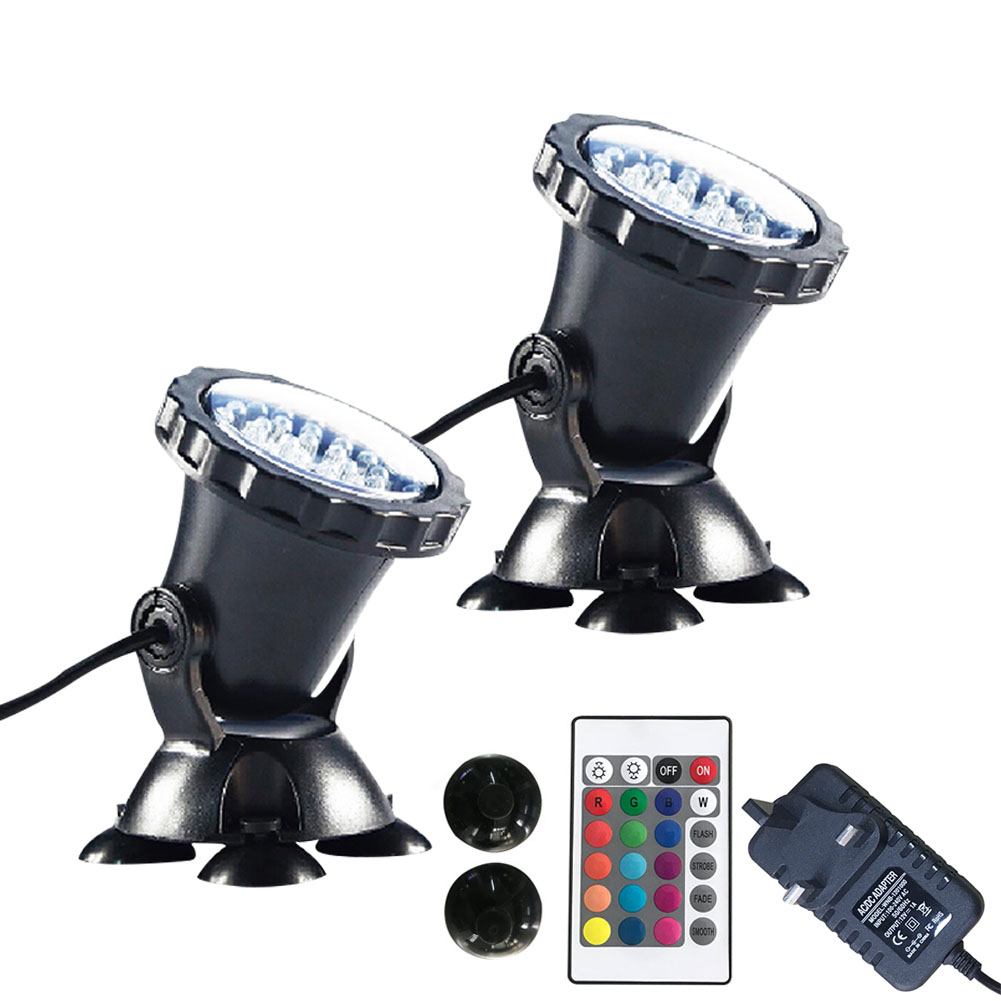 Remoto ao ar Tanque de Peixes à Prova Cor em Mudança Controle Livre Pátio Jardim Subaquática Holofotes Submersível Rgb Piscina Dwaterproof Água 17 Cheap Luzes subaquáticas