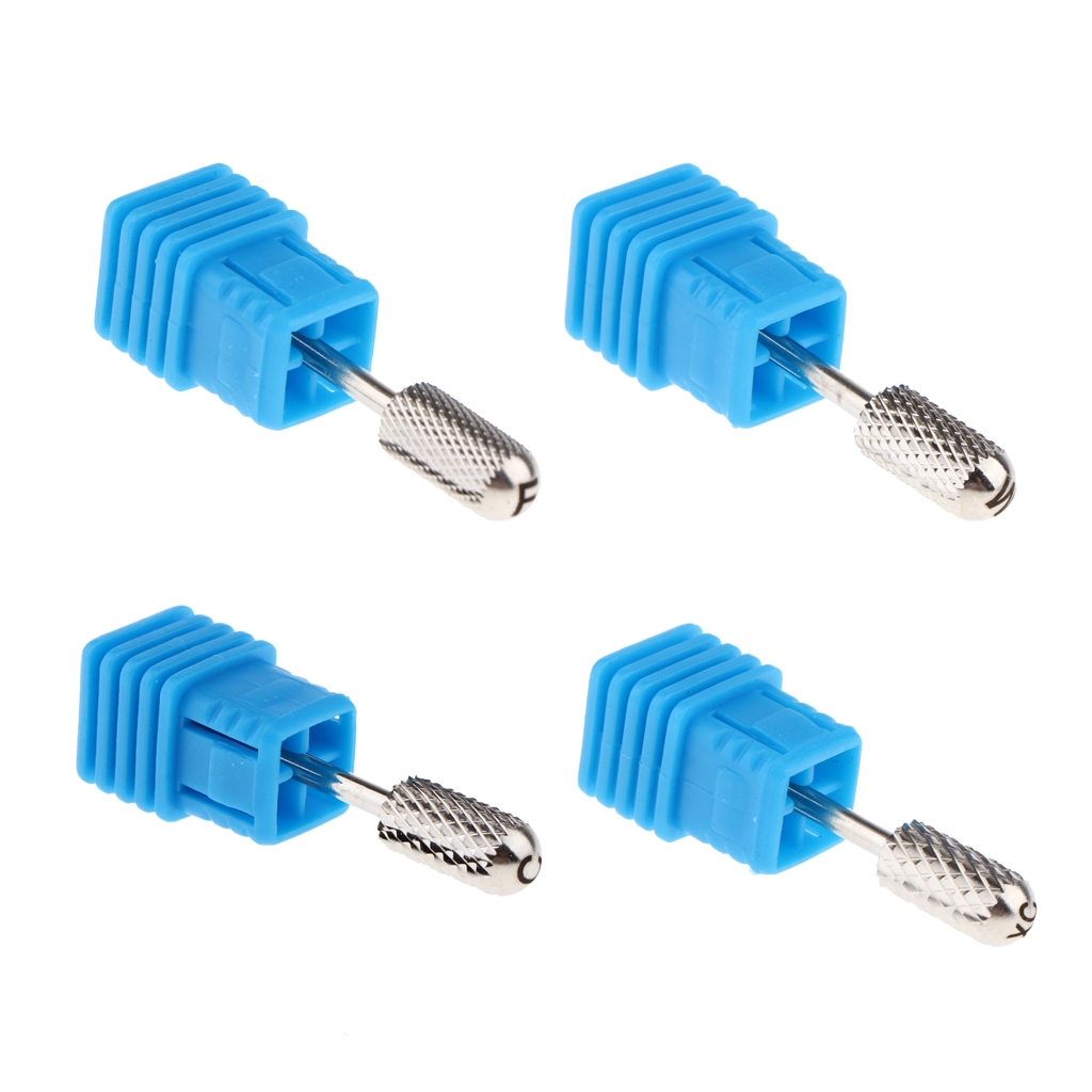 Girls Boys Cuticle Clean Nail Drill Bits Set False Nail Remove Drill Bit Kit