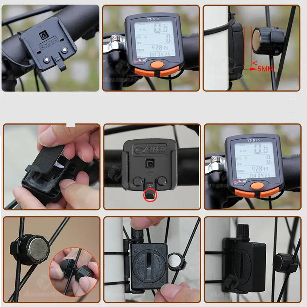 LCD Computer Bicycle Road MTB Bike Backlight Speedometer Odometer Wired LCD Computer Bicycle Road MTB Bike Backlight Speedometer Odometer Wired