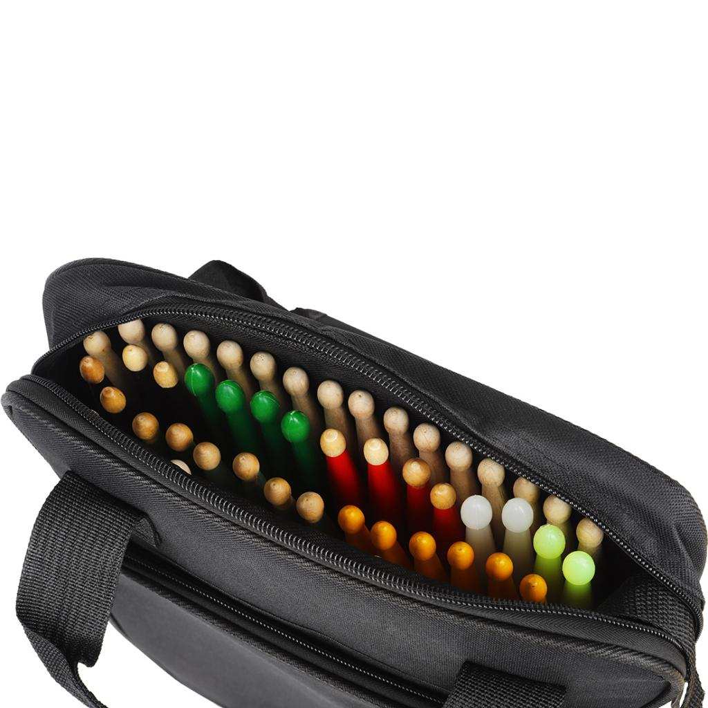 W-55 Black Drum Stick Hammer Gig Bag Holder Handbag Double Shoulder Handbag