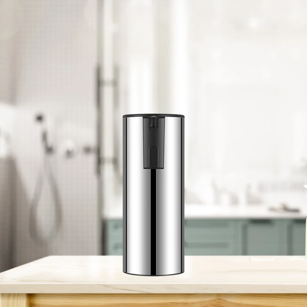 350ml Stainless Steel Bathroom No Touch Automatic Liquid Soap Dispenser