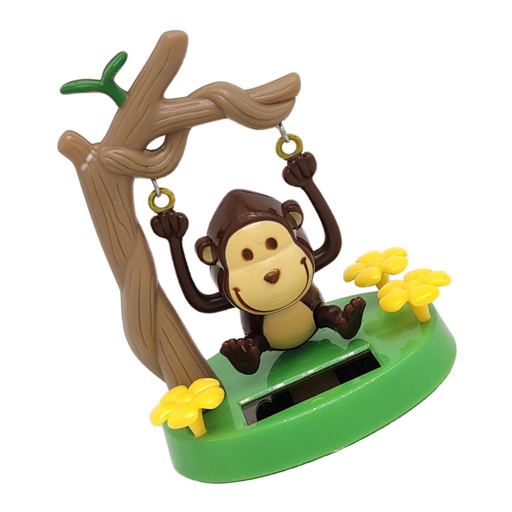 Solar Dancing Toy Monkey Solar Powered Dancing Dolls Swinging Animated Bobble