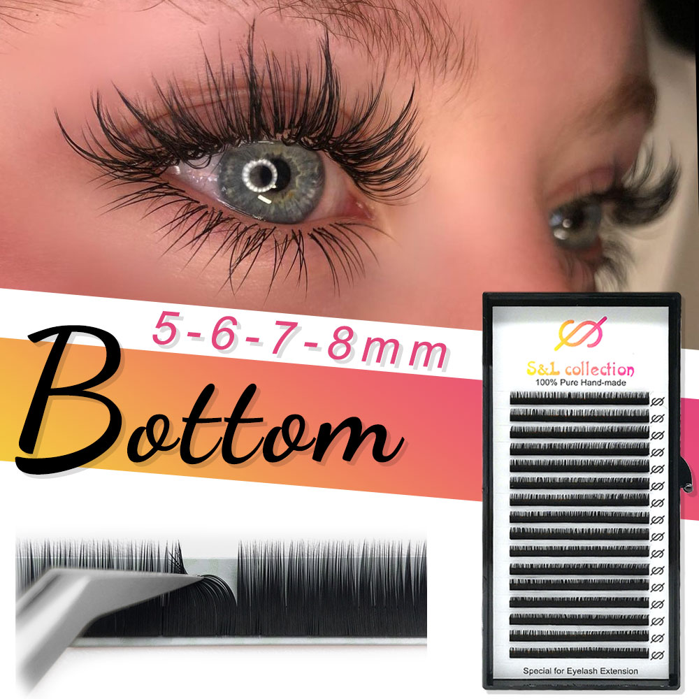 Best of 16rows / case Bottom Lashes Lower Eyelash Under Eyelash Extensions 5 6 7 Mm 8mm 9mm Short Eyelash Extensions Reviews & Tips