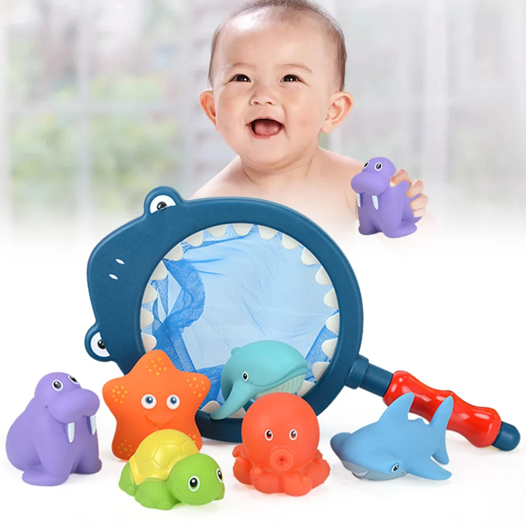 Cute Animals Baby Bath Toys Adorable Bath Toys Bathtime Fun Toys for Baby Kids