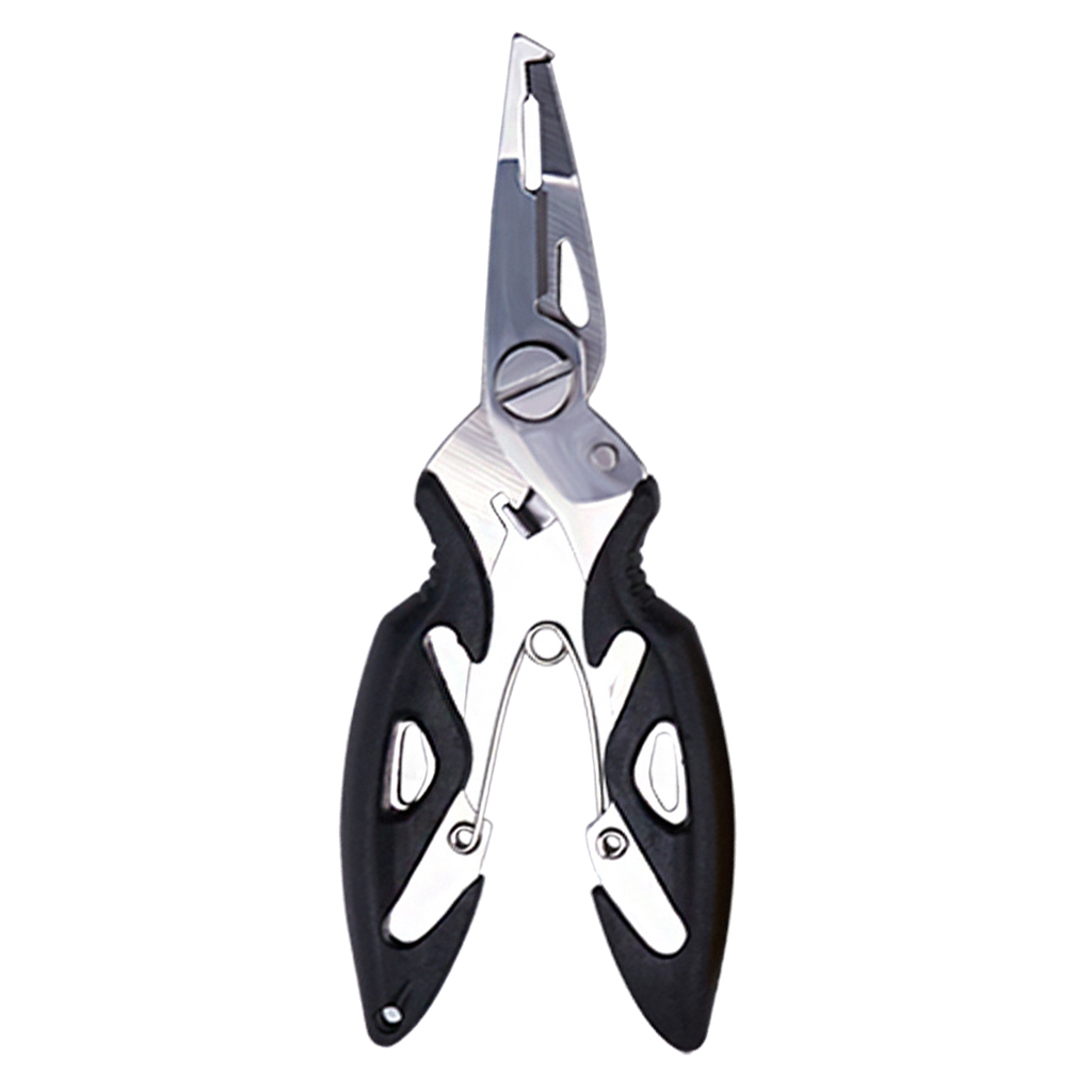Hook Remover Secure Fishing Plier Scissor Cutting Line Kayak Stainless Steel