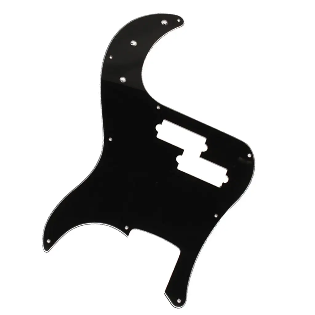 New Cool Black 3 Ply Pickguard For Precision Bass PB Anti-scratch To Protect Guitar Precision Bass
