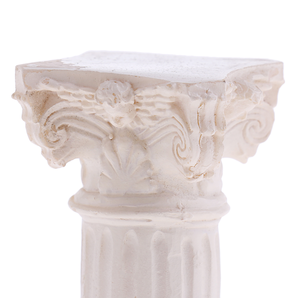 Resin Roman Column Pillar Model Statue Miniature for Sandplay Sand Table Game Kits Garden Yard Diorama Scenery Layout Accessory