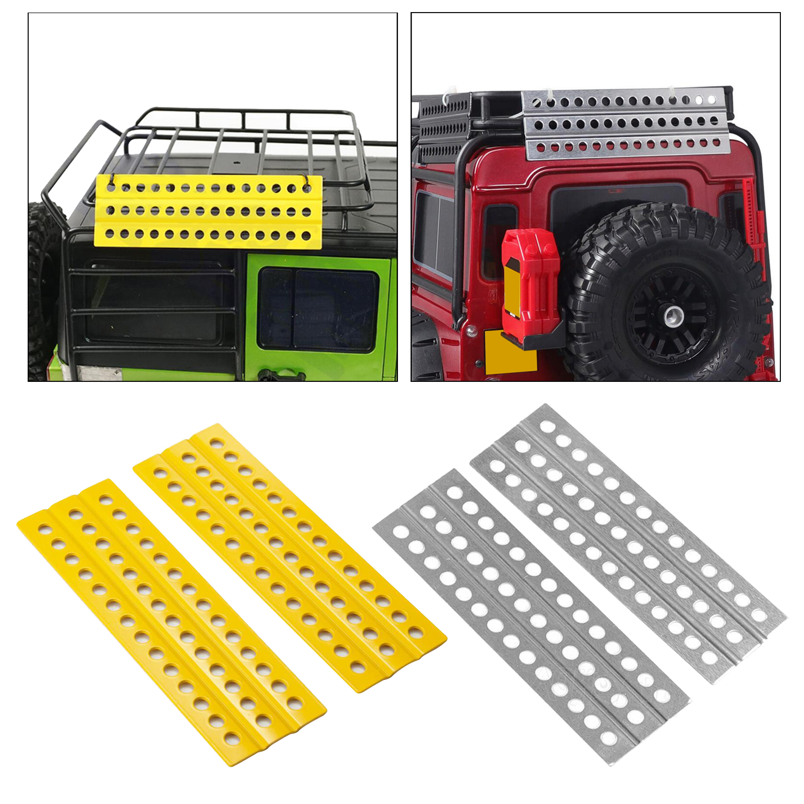 1/10 RC Crawler Extraction / Recovery Board Sand Ladder Antiskid Plate Metal