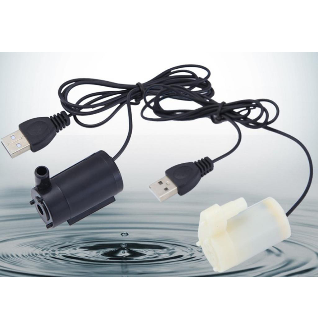 1pc USB Mini Silent Pump 3/5/6V for Fish-Tank Hydroponics Fountains Ponds