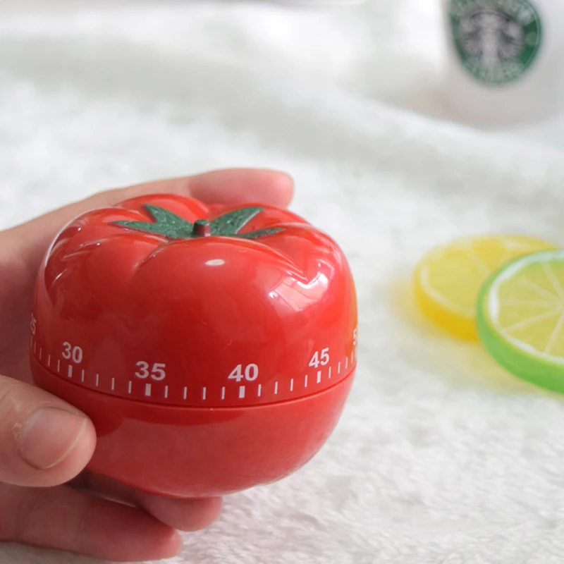 Fruit Lemon Shape Reminder Countdown Cooking Mechanical Kitchen Timer Alarm Bell 