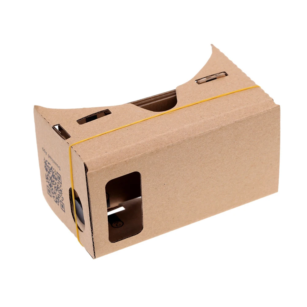 DIY Cardboard Google VR 3D Glasses Virtual Reality Google Mobile Phone 3D Viewing Glasses for 5.0" Screen Ultra Clear #262