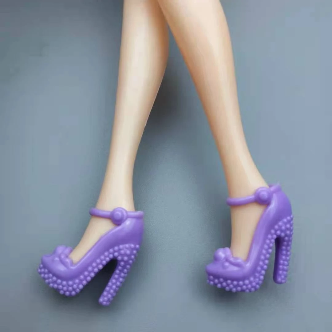 FUNKY Meduim Purple High Platform Heels BARBIE Shoes 
