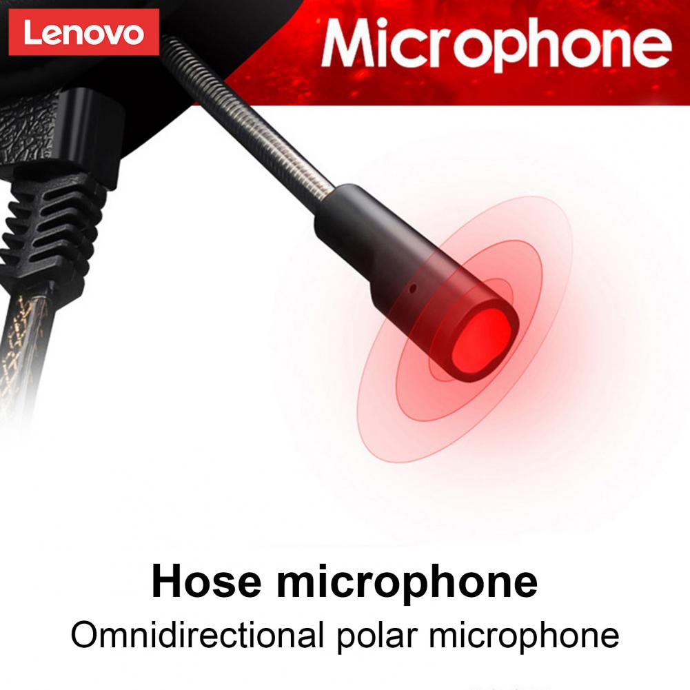 Lenovo Hu85 Gaming Headphone Wired USB Cool Noise Reduction Effect Lighting ABS Over-Ear Headphone HiFi Surround Cool Lighting 19 Hed252f4fb880490290f5d72b694b5c4eo