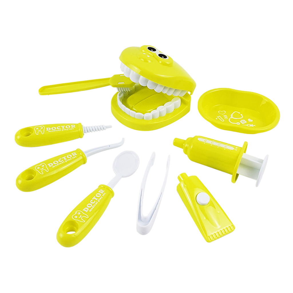 Pretend Play Kids Doctor Dentist Kit Preschool Activity Toy for Toddler