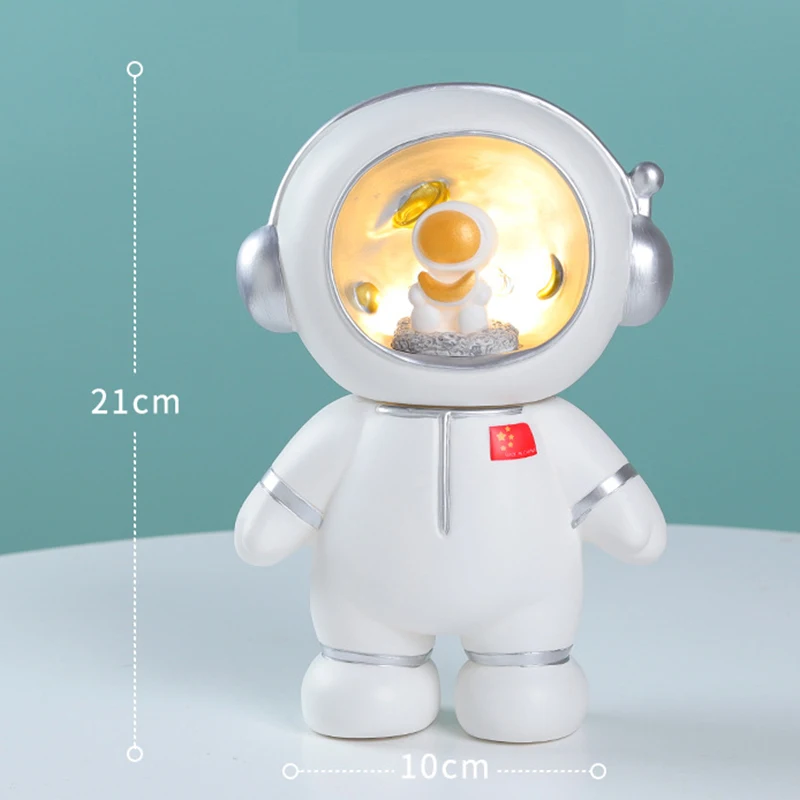 1 mini spaceman vinil desktop ornamentos nightlight
