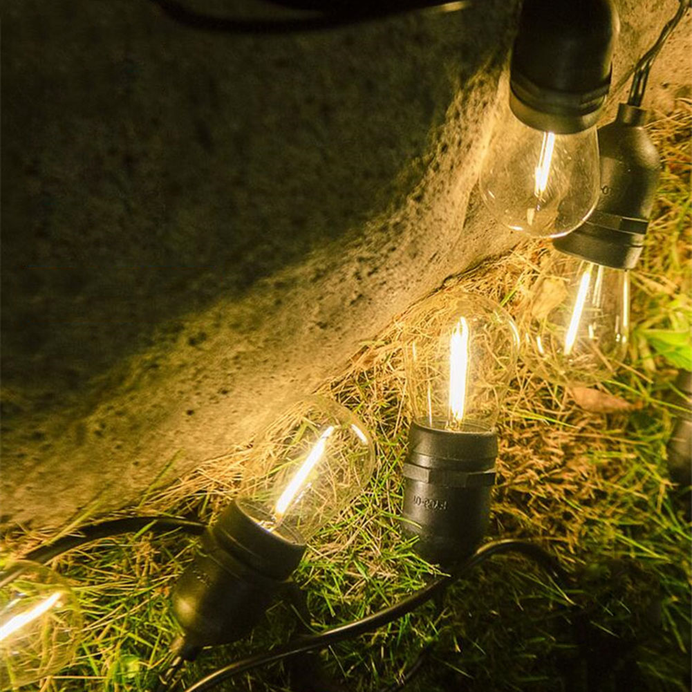 Conduziu a Luz da Corda Conduziu a Lâmpada da Festa de Aniversário ao ar Livre para o Jardim do Pátio Luzes de Casamento do Feriado Casa Classe Comercial 7 - 10m Hhs Ip65 5 Luzes e Iluminação