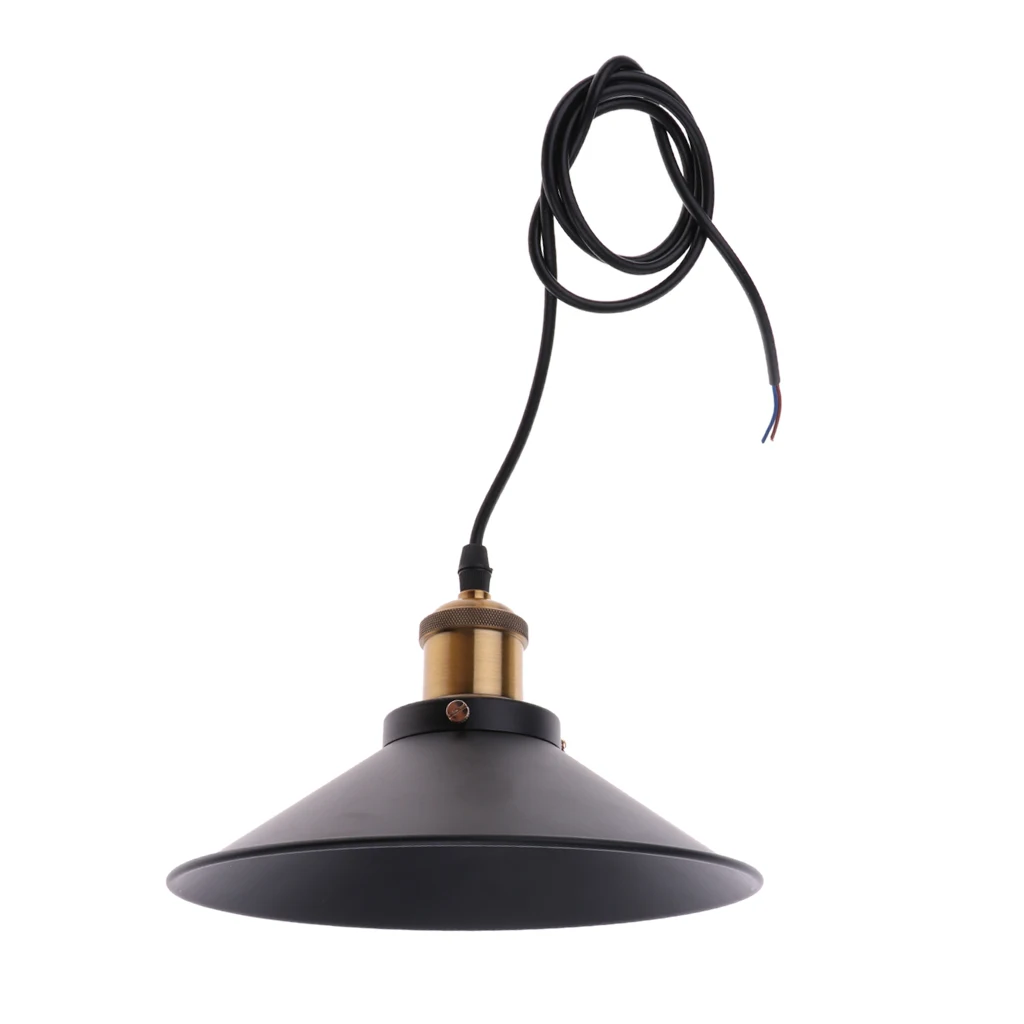 22CM Old Industrial Vintage Pendant Loft Lampshade Ceiling LIGHT Chandelier Lamp 
