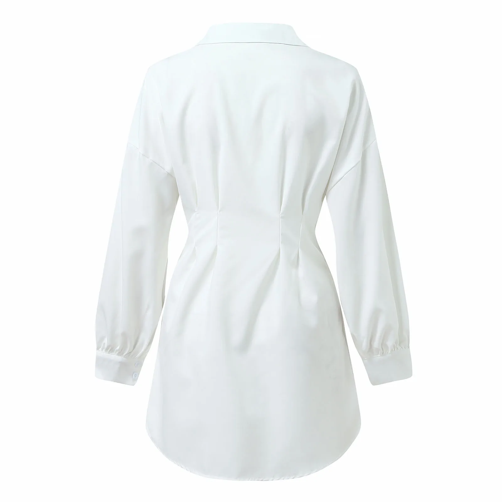 Womens Long Sleeve Print Dress Mini Dress Ladies Casual Tops Shirt Blouse Tee V-neck Streetwear T Shirt Dress Vestido Branco2021 jumper dress