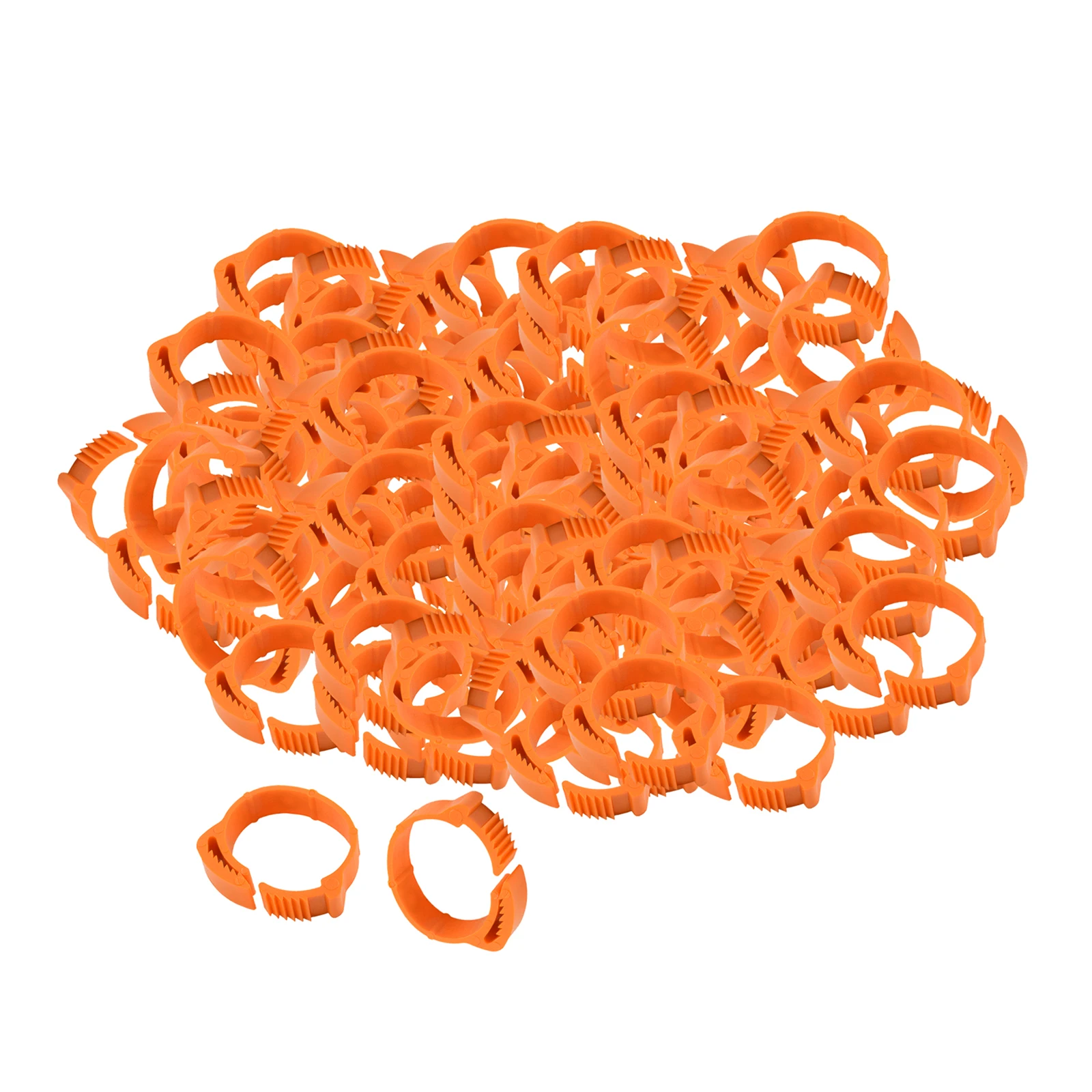 100pcs Chicken Leg Rings 001-100 Chicks Leg Band Clip Identification Bands