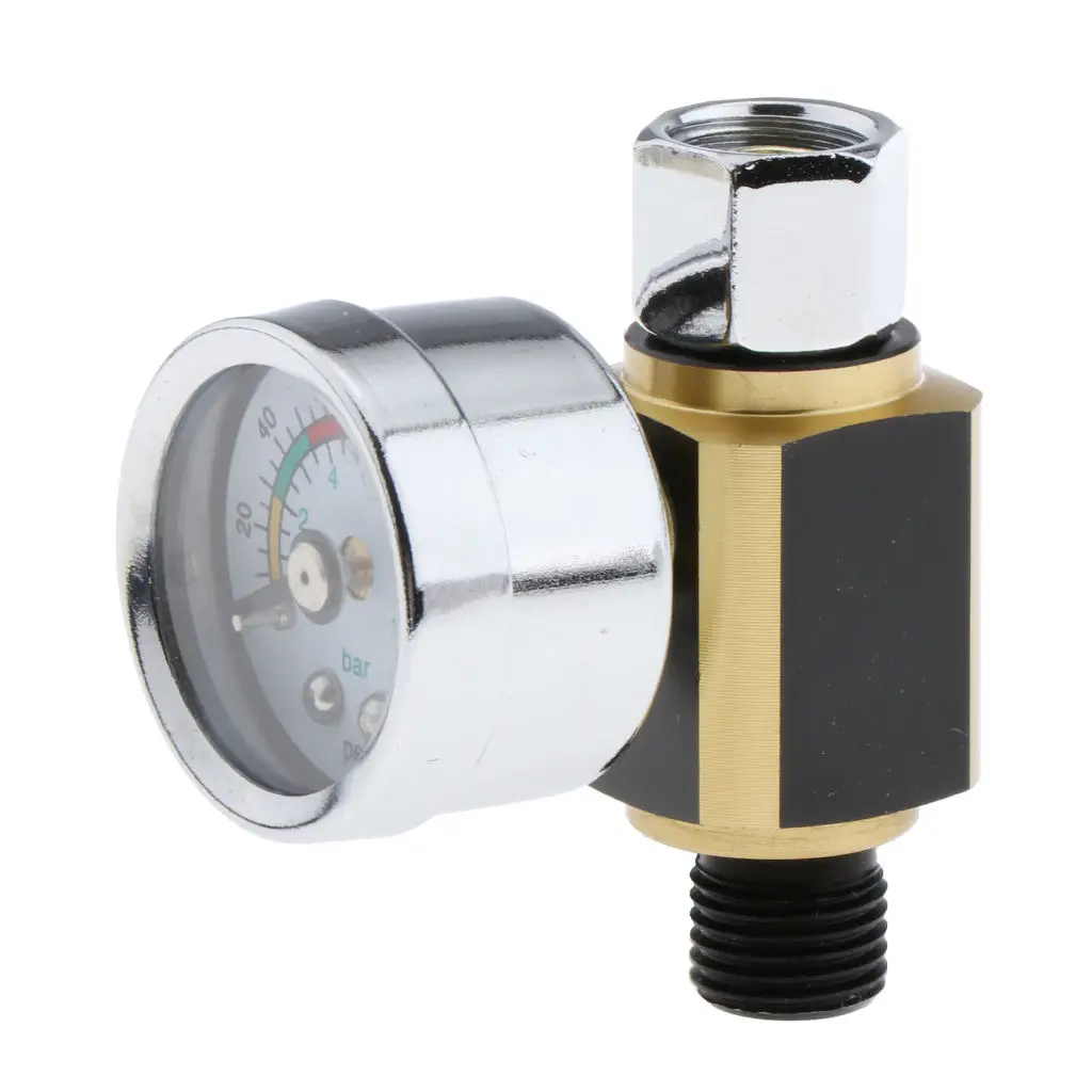 Mini Spray Paint Gun Air Pressure Regulator Gauge Oil Water Filter Trap