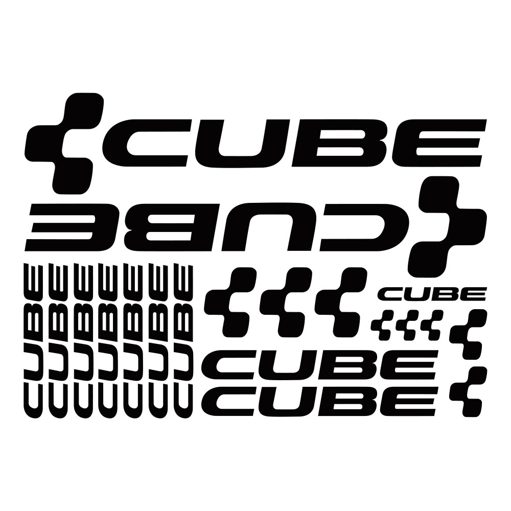 Creative Car Sticker Kit Cube Adesivi 