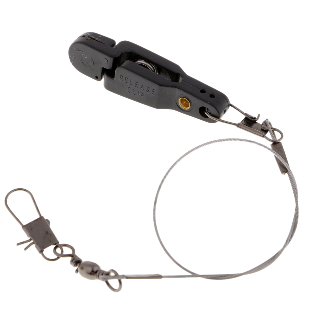 Heavy Tension Snap Release Clip with Leader for Weight, Planer Board, Kite,