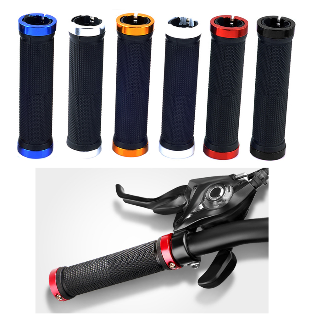 lock on bicycle grips