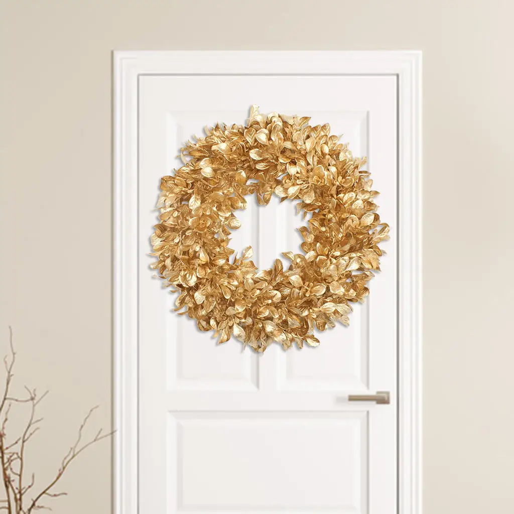 16 Inch Front Door Wreath Artificial Jasmine Leaves Christmas Wreaths Wedding