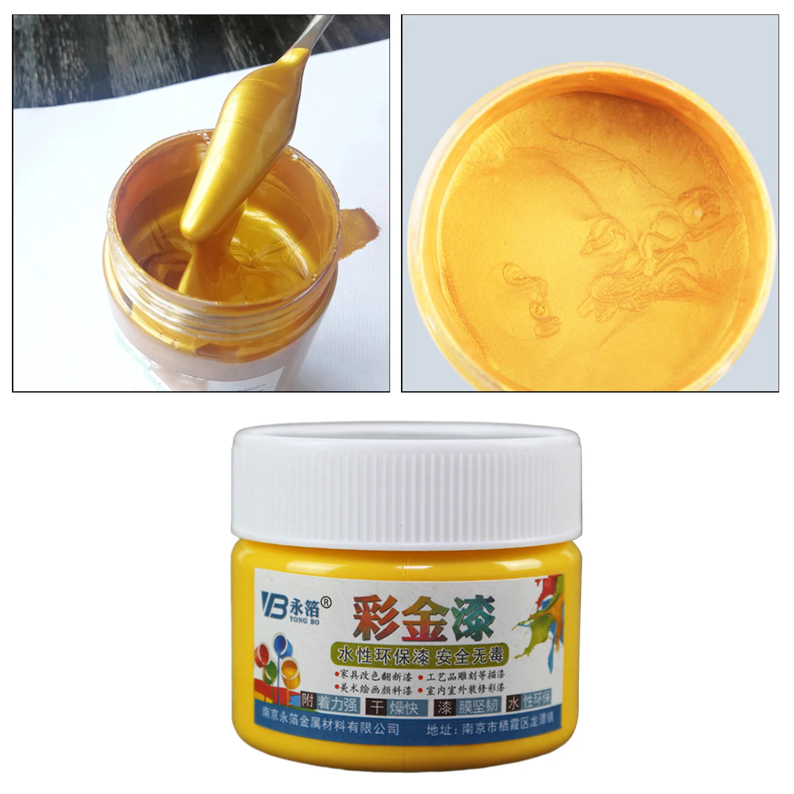 100g Artist Water Based Acrylic Paint Drawing Non-Toxic Pigments Art Crafts Ceramic Wall Fabric Beginners Painting Supplies