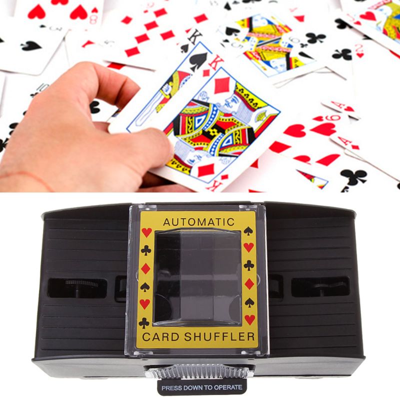 Mélangeur automatique de cartes de Poker, jeux de société, à piles, R66E