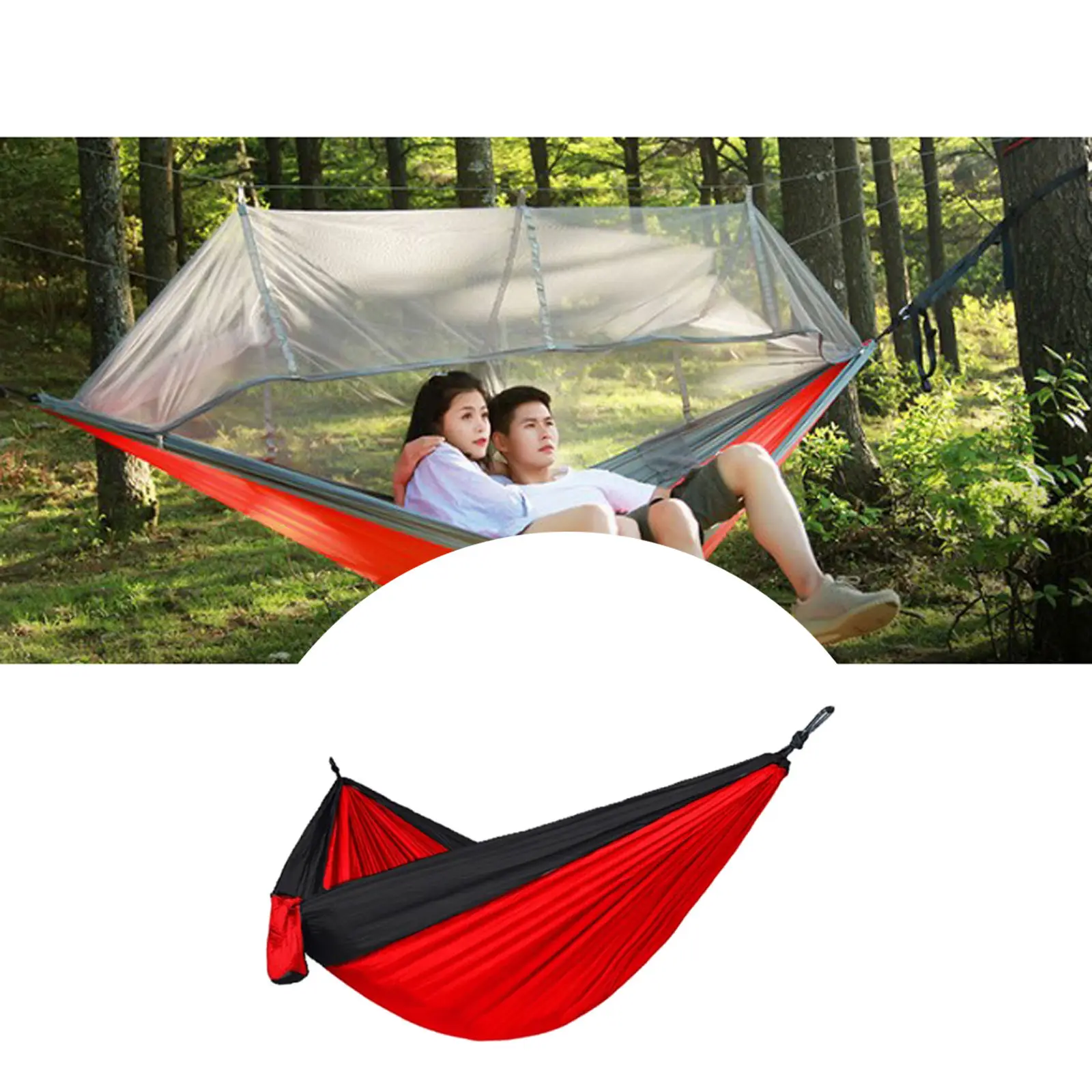 270x140cm ing Hammock Double Adult Strong Swing Chair Travel Camping Sleeping Bed Outdoor Furniture