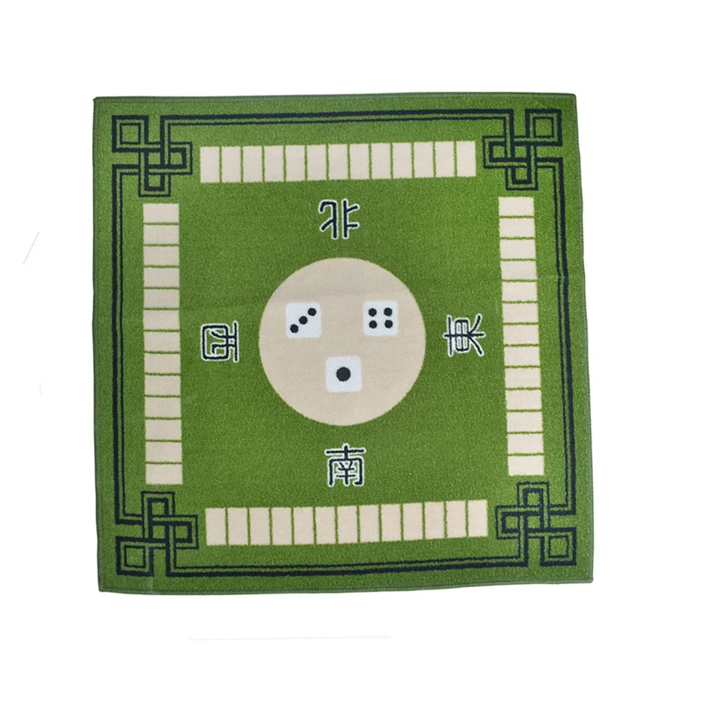 Mahjong Table Mat Cloth Household Silence Anti-skid 79x79cm Card Game